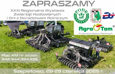 Zaproszenie na targi w Szepietowie Agro-Tom