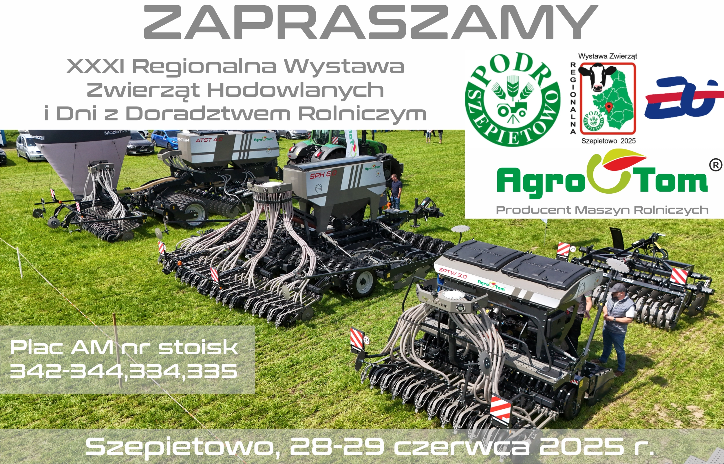 Zaproszenie na targi w Szepietowie Agro-Tom