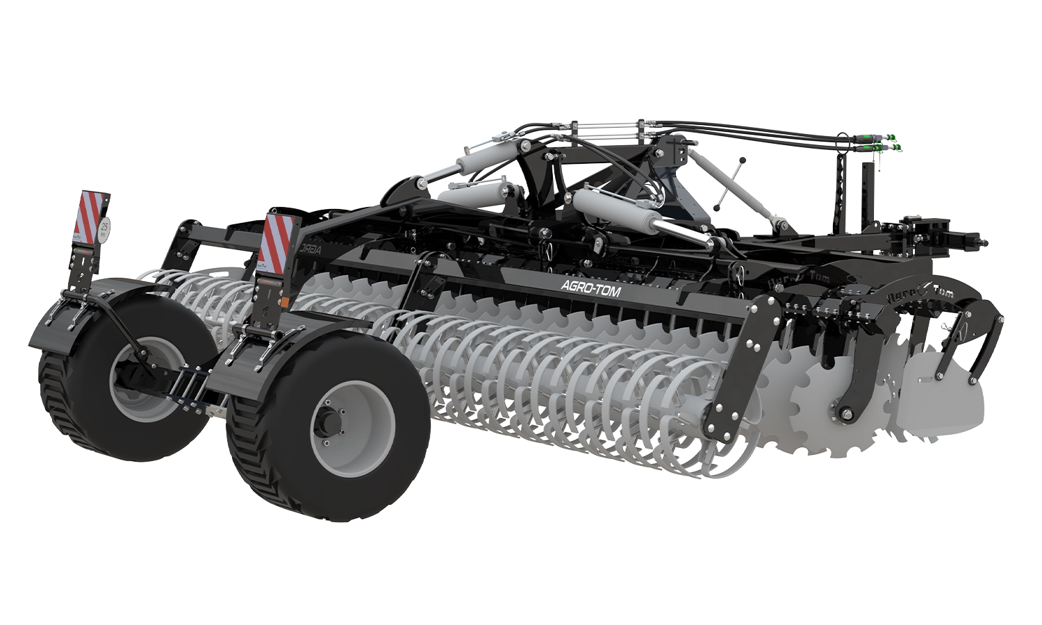 Brona talerzowa ATHL z wózkiem i dyszlem